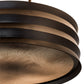 Meyda Lighting Concertina 30" 6-Light Oil Rubbed Bronze Pendant Light