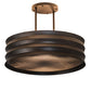 Meyda Lighting Concertina 30" 6-Light Oil Rubbed Bronze Pendant Light