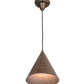 Meyda Lighting Cone 10" Vintage Copper Rivet Constellation Pendant Light