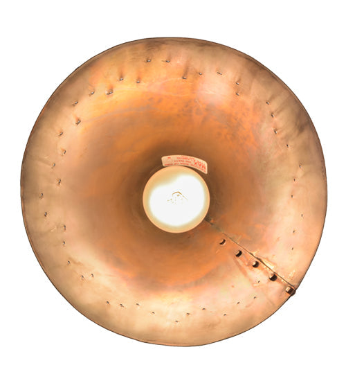 Meyda Lighting Cone 10" Vintage Copper Rivet Constellation Pendant Light
