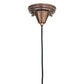 Meyda Lighting Cone 10" Vintage Copper Rivet Constellation Pendant Light