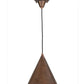 Meyda Lighting Cone 10" Vintage Copper Rivet Constellation Pendant Light