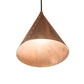 Meyda Lighting Cone 10" Vintage Copper Rivet Pendant Light