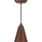 Meyda Lighting Cone 5" Rust Mini Pendant Light