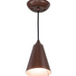 Meyda Lighting Cone 5" Rust Mini Pendant Light