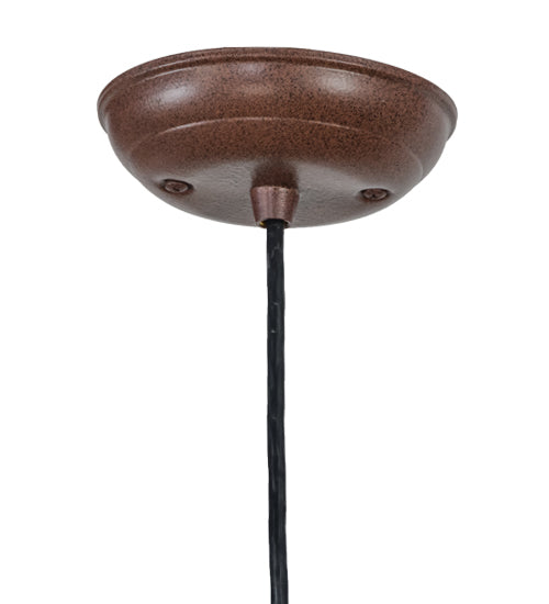 Meyda Lighting Cone 5" Rust Mini Pendant Light