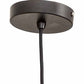 Meyda Lighting Cone 7" Black Mini Pendant Light With Black & Gold Shade