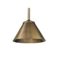 Meyda Lighting Cone 8" Antique Copper Mini Pendant Light