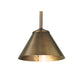 Meyda Lighting Cone 8" Antique Copper Mini Pendant Light