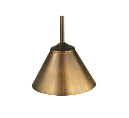 Meyda Lighting Cone 8" Antique Copper Mini Pendant Light