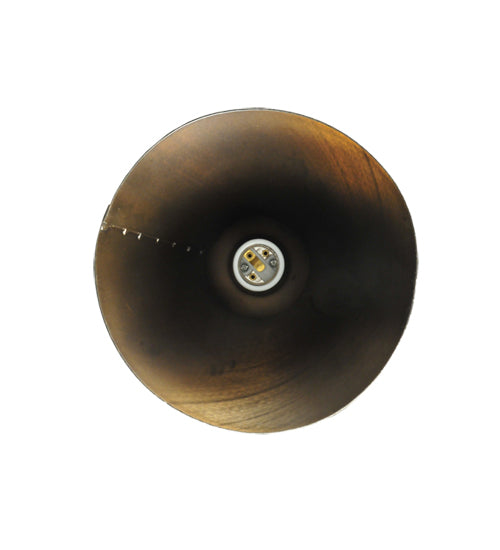 Meyda Lighting Cone 8" Antique Copper Mini Pendant Light