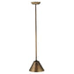 Meyda Lighting Cone 8" Antique Copper Mini Pendant Light