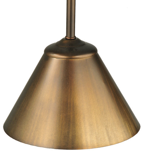 Meyda Lighting Cone 8" Antique Copper Mini Pendant Light