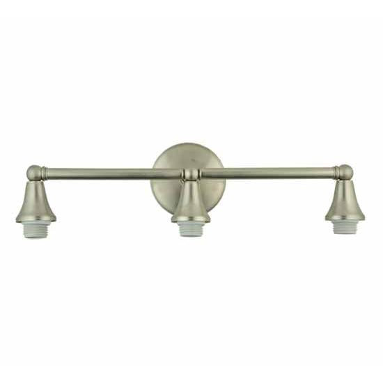 Meyda Lighting Cone Cap 23" 3-Light Brushed Nickel Wall Sconce