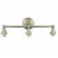 Meyda Lighting Cone Cap 23" 3-Light Brushed Nickel Wall Sconce