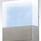 Meyda Lighting Cone'n Cube 5" Brushed Stainless Wall Sconce With Clear Contrail Mist Idalight Shade