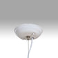 Meyda Lighting Confection 12" White & Natural Wood Pendant Light With Clear Shade Glass