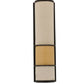 Meyda Lighting Contempo 7" 2-Light Mahogany Bronze Wall Sconce With Beige Shade