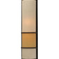 Meyda Lighting Contempo 7" 2-Light Mahogany Bronze Wall Sconce With Beige Shade
