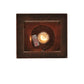 Meyda Lighting Coolidge 7" Antique Rust Wall Sconce With Clear Seeded Lantern Shade Glass