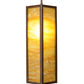 Meyda Lighting Cooper 7" Rustic Iron Mini Pendant Light With Ambra Siena Idalight Shade