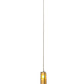 Meyda Lighting Cooper 7" Rustic Iron Mini Pendant Light With Ambra Siena Idalight Shade