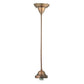 Meyda Lighting Copper Cloth Covered Paddle Socket Hanger Pendant Light With 4" Burnished Copper Fitter