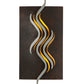Meyda Lighting Copperwynd 12" 2-Light Cajun Spice Wall Sconce With Tawnyrock Idalight Shade Glass
