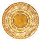 Meyda Lighting Corsica 60" 19-Light Gold Matte Over Nickel & Sparkle Silver Chandelier With Crystal Shade