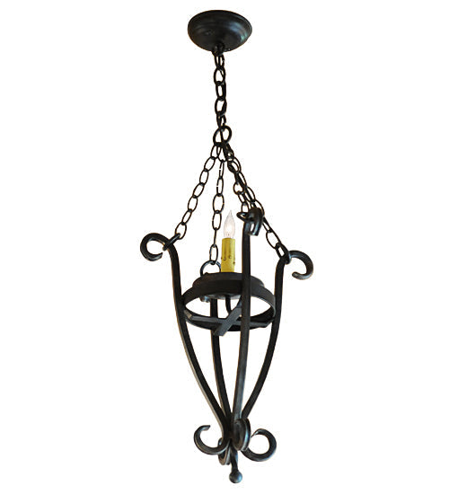 Meyda Lighting Costello 13" Wrought Iron Pendant Light