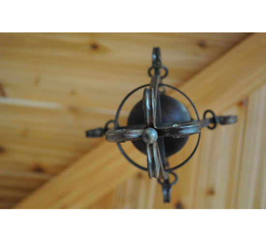 Meyda Lighting Costello 13" Wrought Iron Pendant Light