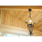Meyda Lighting Costello 13" Wrought Iron Pendant Light