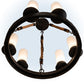 Meyda Lighting Costello 24" 6-Light Coffee Bean Ring Chandelier With White Statuario Idalight Shade