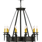 Meyda Lighting Costello 35" 10-Light Costello Black Chandelier