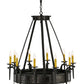 Meyda Lighting Costello 35" 10-Light Costello Black Chandelier