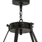 Meyda Lighting Costello 35" 10-Light Costello Black Chandelier