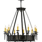 Meyda Lighting Costello 35" 10-Light Costello Black Chandelier