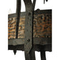Meyda Lighting Costello 48" 20-Light 2-Tier Coffee Bean & Blackend Copper Chandelier With Ivory Faux Candlelight