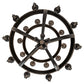 Meyda Lighting Costello 48" 20-Light 2-Tier Oil Rubbed Bronze & Gothic Gold Chandelier With Ivory Faux Candlelight