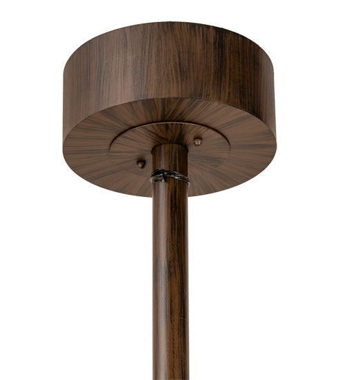 Meyda Lighting Costello 56" 10-Light Classic Rust & Blackened Copper Chandelier With Ivory Faux Candlelight and Fan