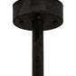 Meyda Lighting Costello 60" 16-Light Costello Black Chandelier With Amber Faux Candlelight