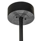 Meyda Lighting Costello 74" 24-Light Costello Black & Blackened Copper Chandelier With Ivory Faux Candlelight and Fan