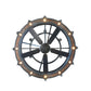 Meyda Lighting Costello 74" 34-Light 2-Tier Costello Black & Blackened Copper Chandelier With Faux Candlelight and Fan