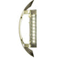 Meyda Lighting Country Inn 11" LED Gilded Tobacco Wall Sconce With Statuario Idalight Shade