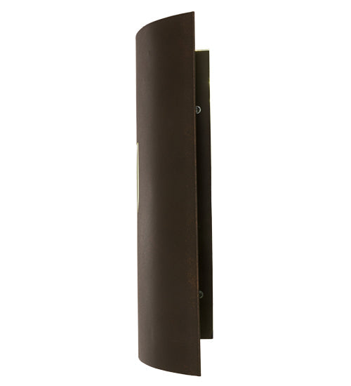 Meyda Lighting Country Inn 11" LED Gilded Tobacco Wall Sconce With Statuario Idalight Shade