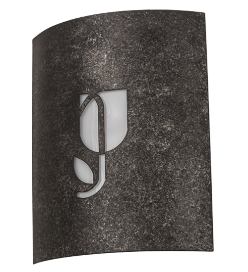 Meyda Lighting Country Inn 11" LED Smoke Wall Sconce With Statuario Idalight Shade
