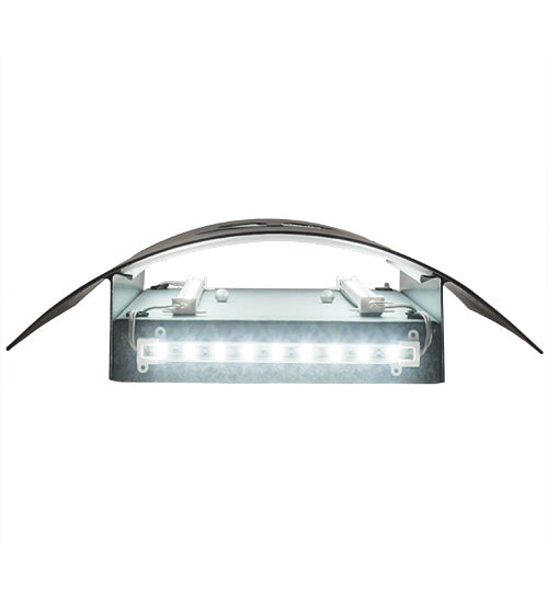 Meyda Lighting Country Inn 11" LED Smoke Wall Sconce With Statuario Idalight Shade