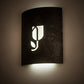 Meyda Lighting Country Inn 11" LED Smoke Wall Sconce With Statuario Idalight Shade
