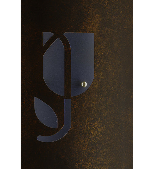 Meyda Lighting Country Inn 12" LED Gilded Tobacco Wall Sconce