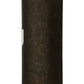 Meyda Lighting Country Inn 8" Black Wall Sconce With Warm White Shade Glass